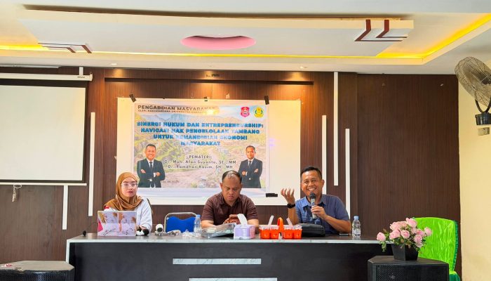 Afan Suyanto Tawarkan Model Ekonomi Pascatambang