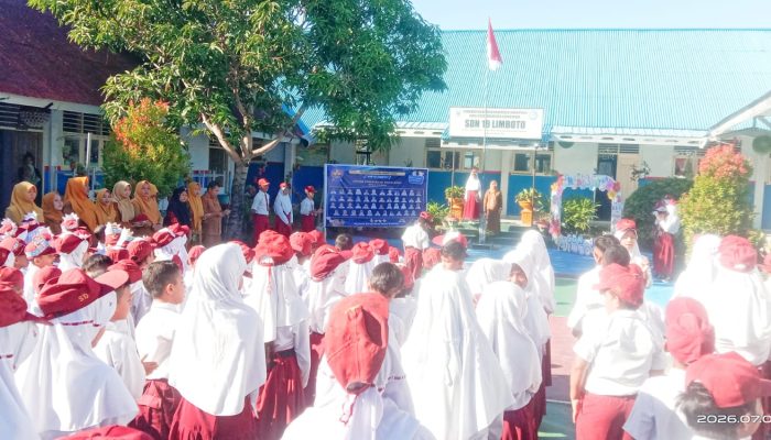 SDN 19 Limboto Mulai MPLS, Sambut Siswa Baru