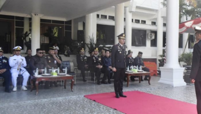 Sekda Sugondo Hadiri Hari Bhayangkara ke-80, Perkuat Sinergi Pemda dan Polri