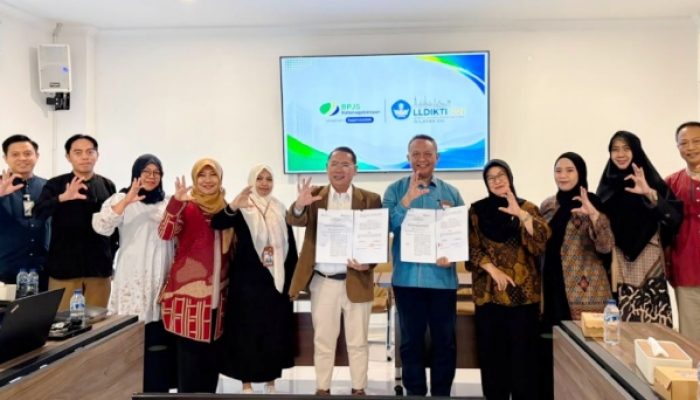 BPJS Ketenagakerjaan Gorontalo dan LLDIKTI Wilayah XVI Teken MoU