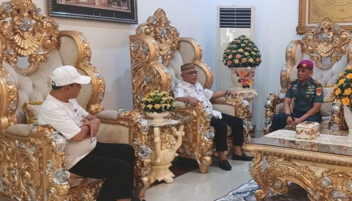 Bupati Terima Silaturahmi Danlanal Gorontalo yang Baru