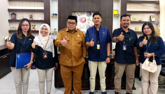 Sekda Terima Audiensi PT TASPEN. Penguatan Perlindungan JKK dan JKM Pegawai