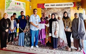 BRI BO Limboto Salurkan Sedekah Insan BRILiaN di Panti Asuhan Safaz’ain