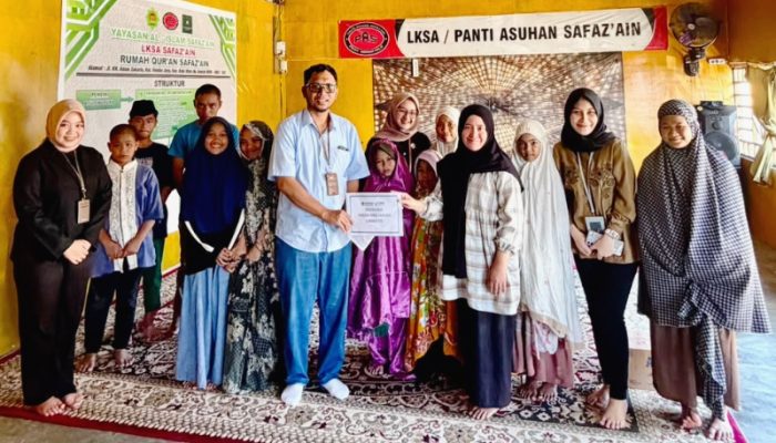 BRI BO Limboto Salurkan Sedekah Insan BRILiaN di Panti Asuhan Safaz’ain