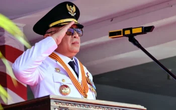Sofyan Puhi Pimpin Upacara HUT ke-81 Kemerdekaan RI di Kabupaten Gorontalo