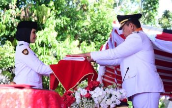 Gubernur Gorontalo Gusnar Ismail Pimpin Upacara HUT ke-81 Kemerdekaan RI