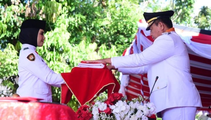 Gubernur Gorontalo Gusnar Ismail Pimpin Upacara HUT ke-81 Kemerdekaan RI