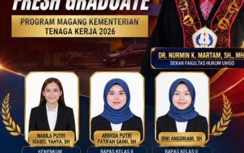 Lima Alumni Fakultas Hukum Unigo Lolos Program Magang 2026