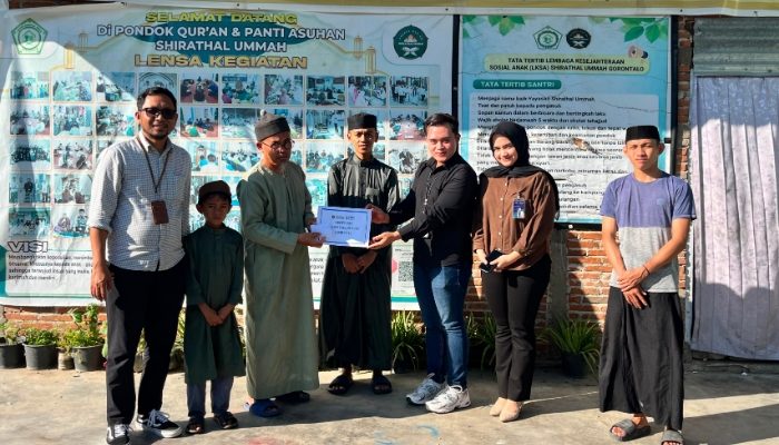 YBM Insan Brilian Limboto Salurkan Sedekah ke Pondok Qur’an dan Panti Shirathal Ummah Bengsol