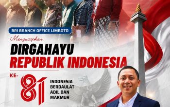 BRI Limboto Gelar Upacara HUT ke-81 Kemerdekaan RI Penuh Hikmad