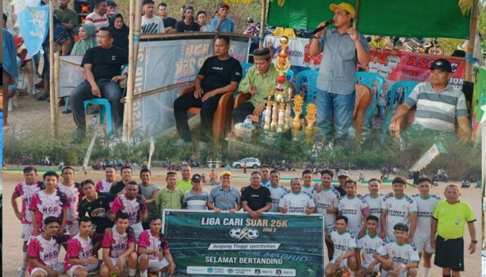 Ketua DPRD Zulfikar, Tutup Liga Cari Suar 25K Jilid II Lupoyo