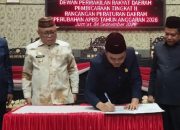 Pembahasan Paripurna II Ranperda APBD-P di DPRD Rampung
