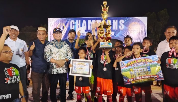Bupati Sofyan Tutup Open Turnamen Talaga Jaya Cup 2026