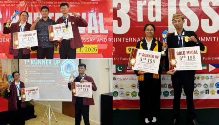 2 Mahasiswa UNG Ukir Prestasi Internasional di 3rd ISS Malaysia