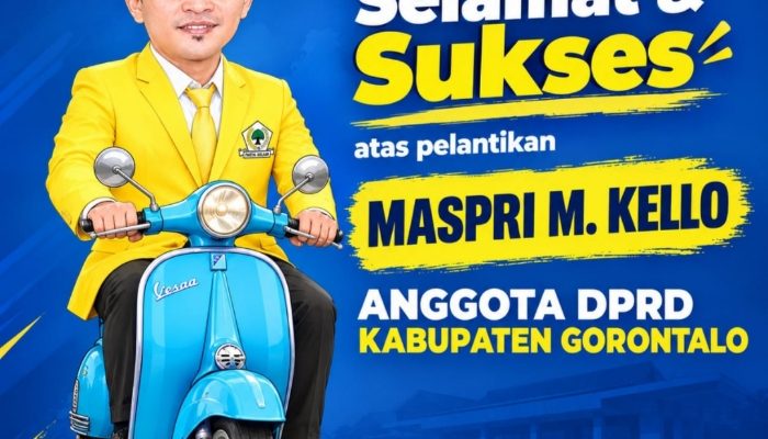 Maspri Kelo Dan Takdirnya. Ditulis Kembali Sebagai Anggota DPRD Untuk Kali Kedua