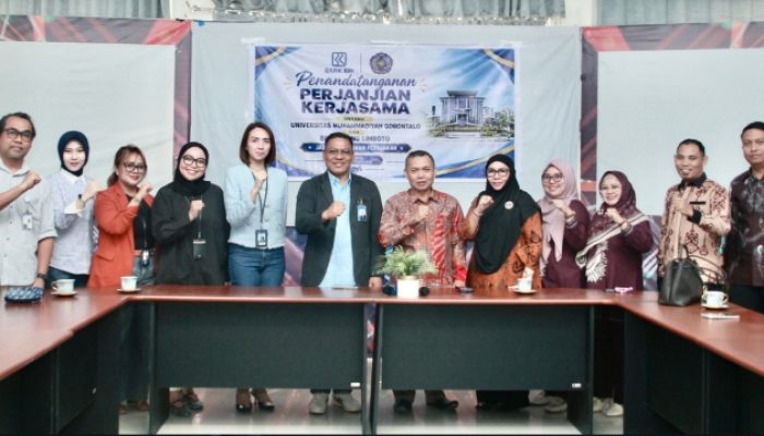 Perkuat Kolaborasi Lembaga. BRI Limboto – UMGO Jalin Kerjasama