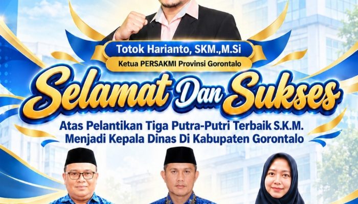 Selamat, 3 Putra-Putri Terbaik S.K.M. Resmi Dilantik Sebagai Kadis di Kabgor